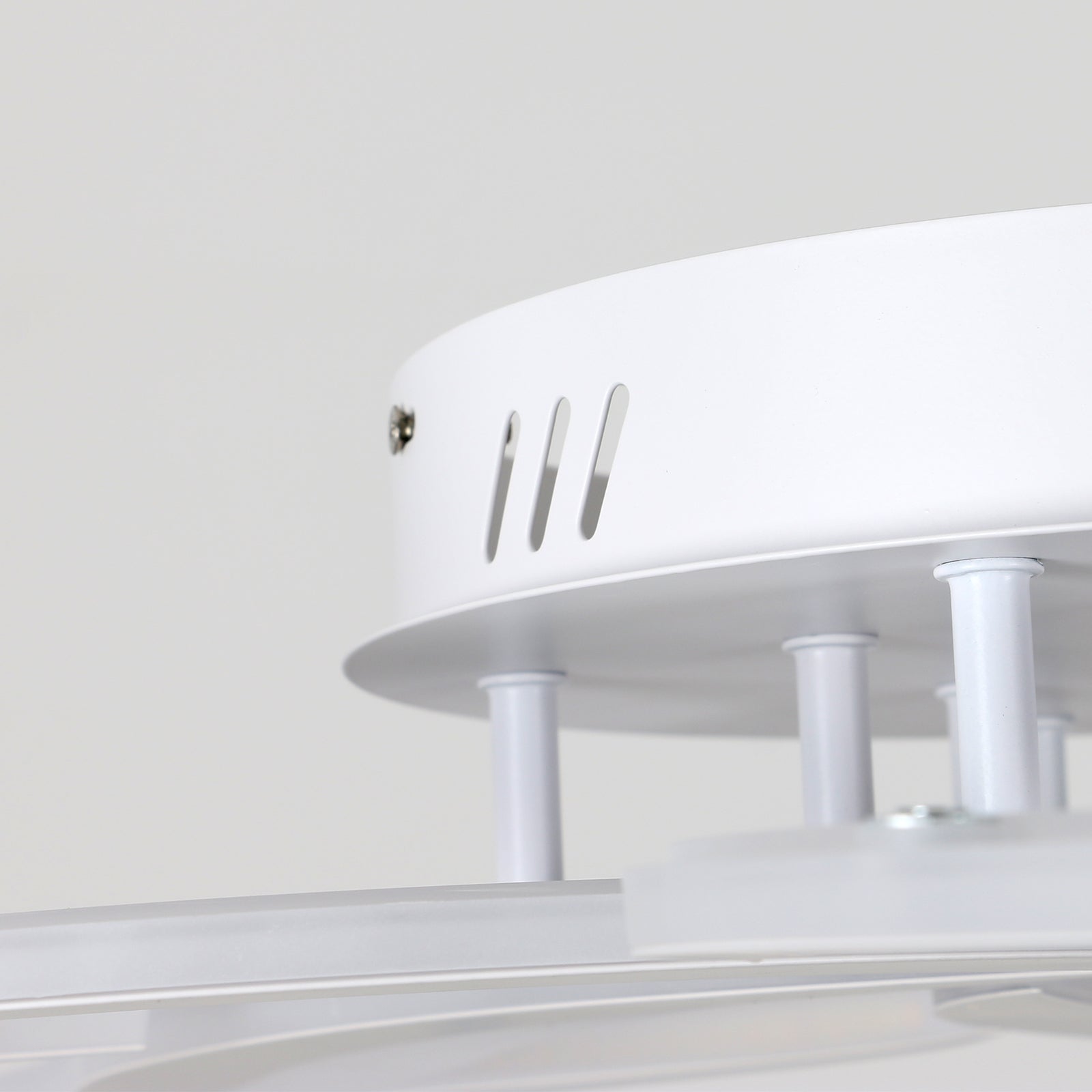 Ceiling Light - White Acrylic Frame, Tunable and Dimmable