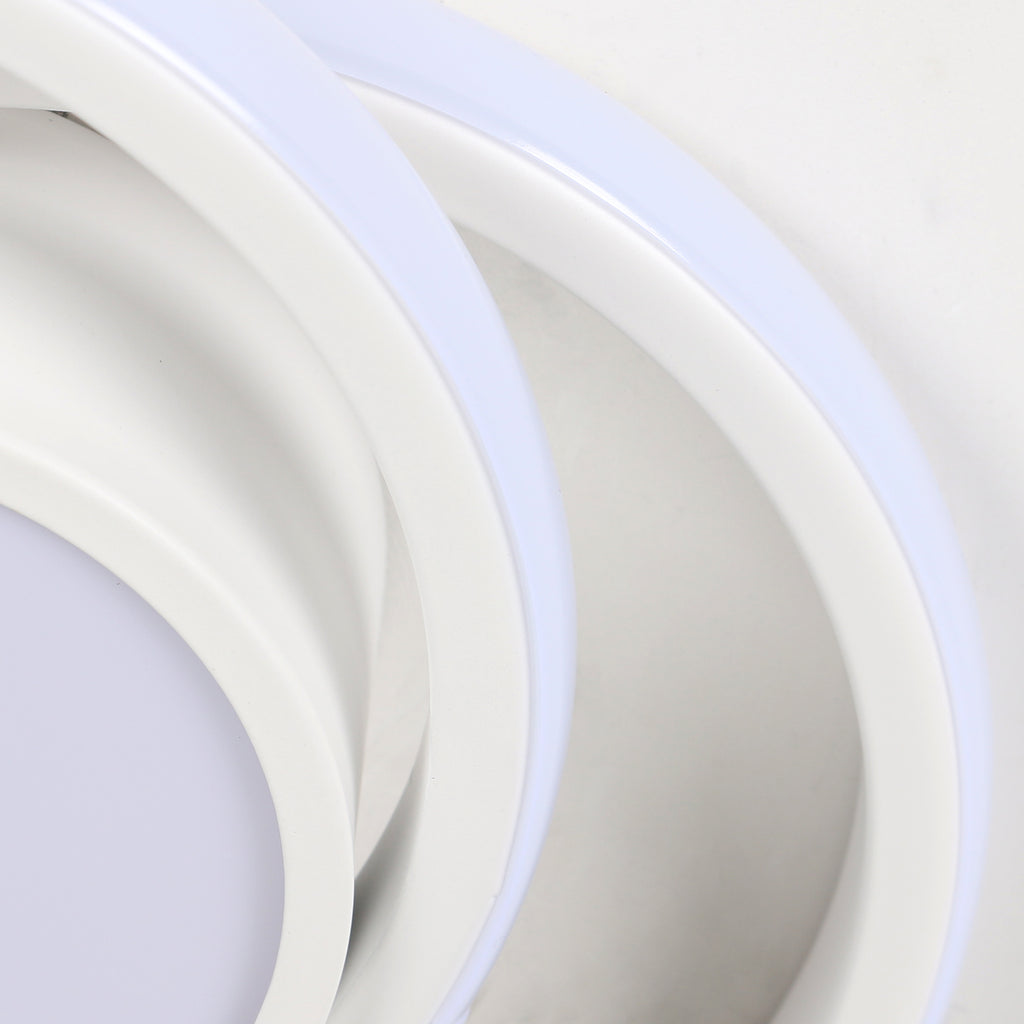 Ceiling Light - White Aluminium Frame, White Light