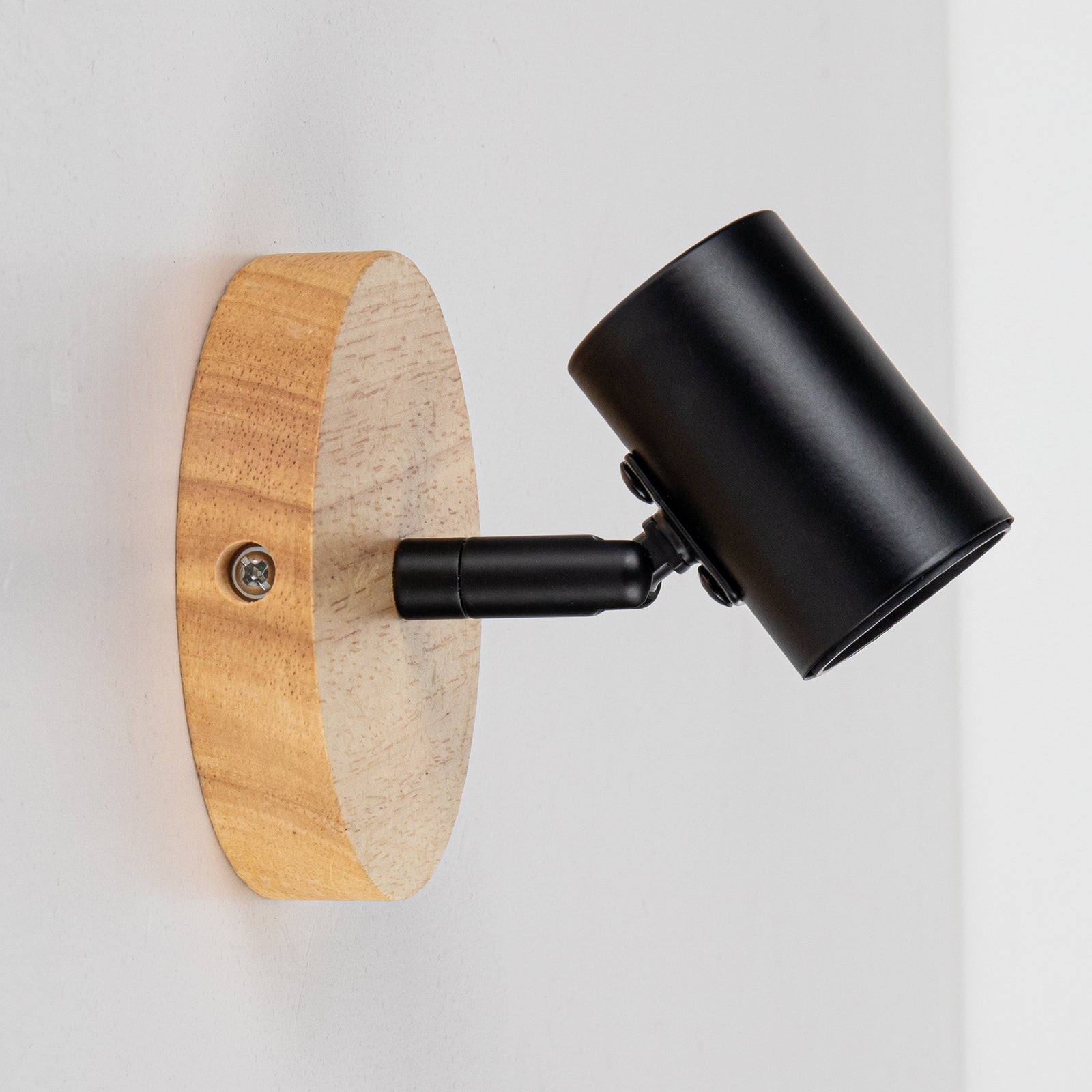 Wall Light - Black Wood Frame