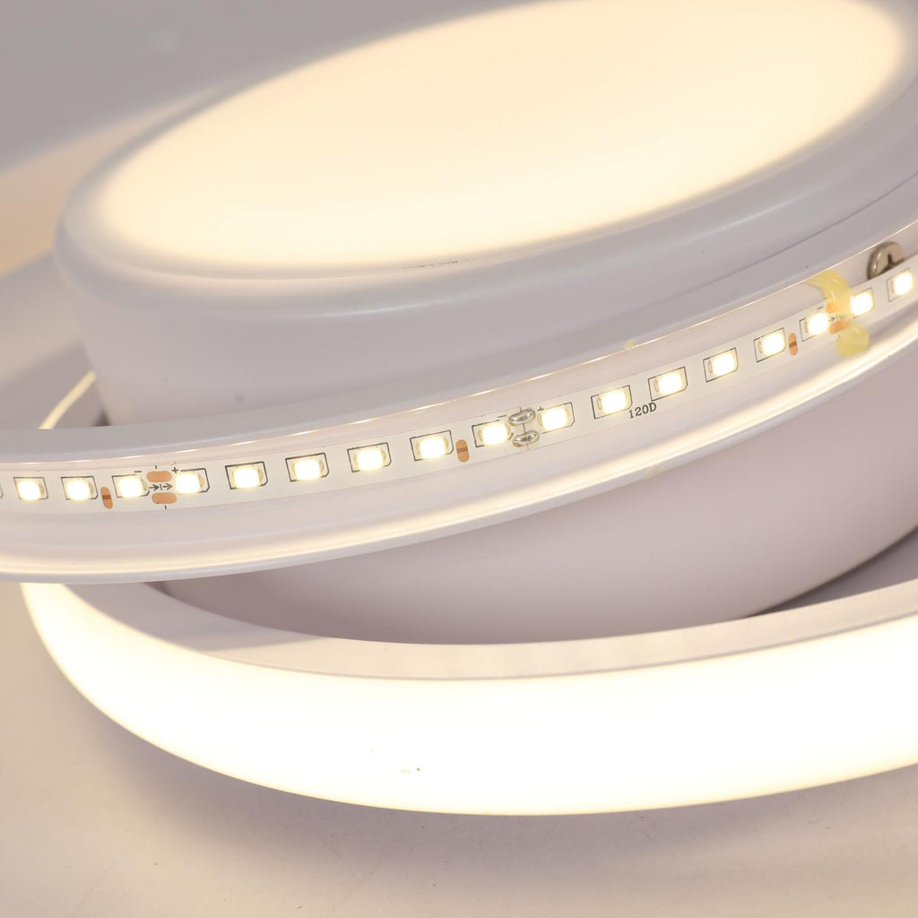 Ceiling Light - White Aluminium Frame, Natural Light