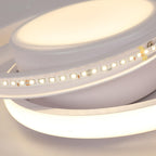 Ceiling Light - White Aluminium Frame, Natural Light