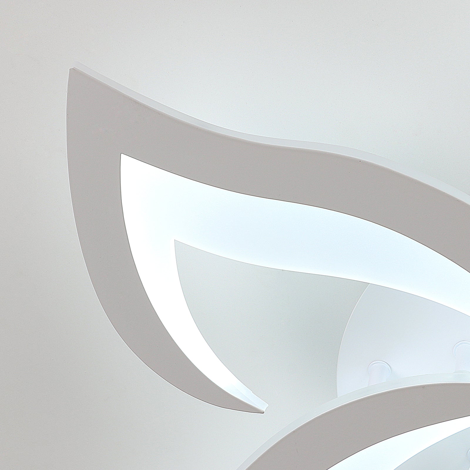 Ceiling Light - White Acrylic Frame, Tunable and Dimmable