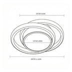 Ceiling Light - White Aluminium Frame, Natural Light