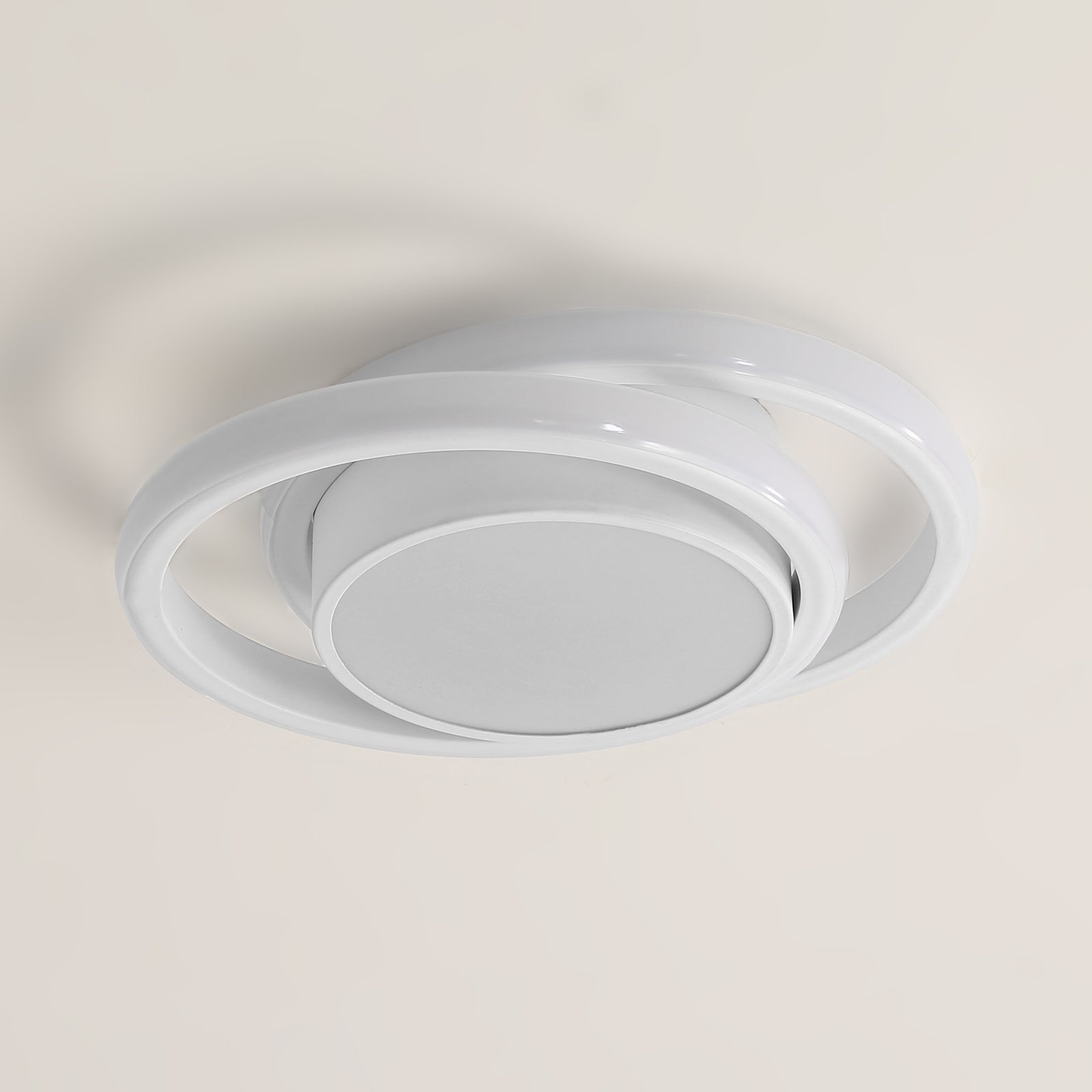 Ceiling Light - White Aluminium Frame, White Light