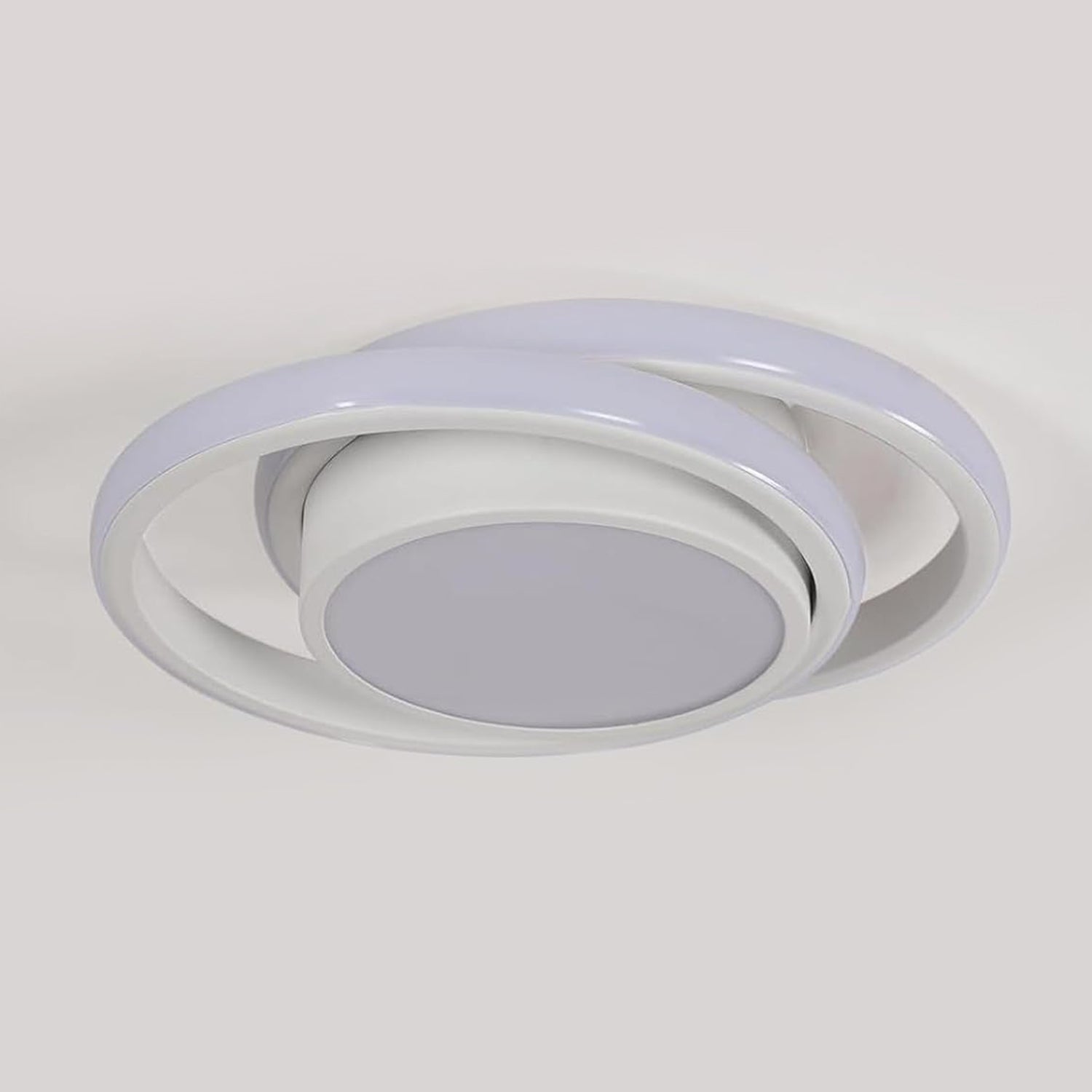 Ceiling Light - White Aluminium Frame, Natural Light