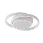 Ceiling Light - White Aluminium Frame, Warm Light