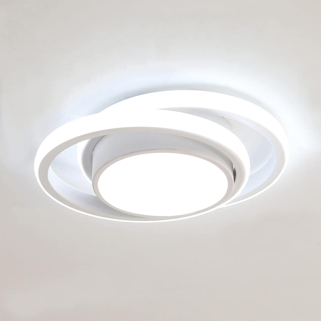 Ceiling Light - White Aluminium Frame, White Light