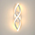 Wandleuchte - Weißer Aluminiumrahmen, warmes Licht