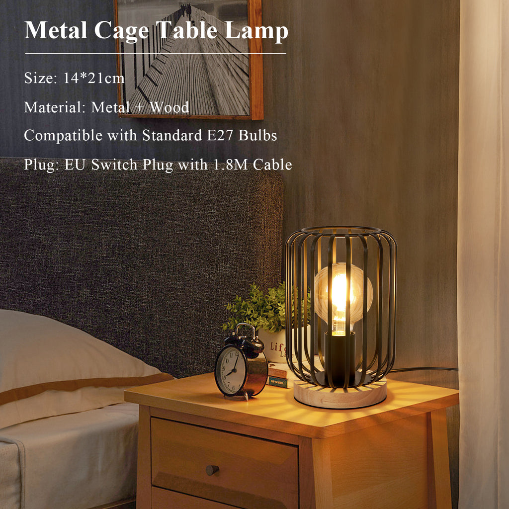 Table Lamps - Black Metal Frame