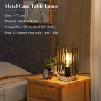Table Lamps - Black Metal Frame