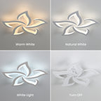 Ceiling Light - White Acrylic Frame, Tunable and Dimmable