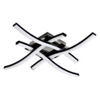 Ceiling Light - Black Aluminium Frame, White Light