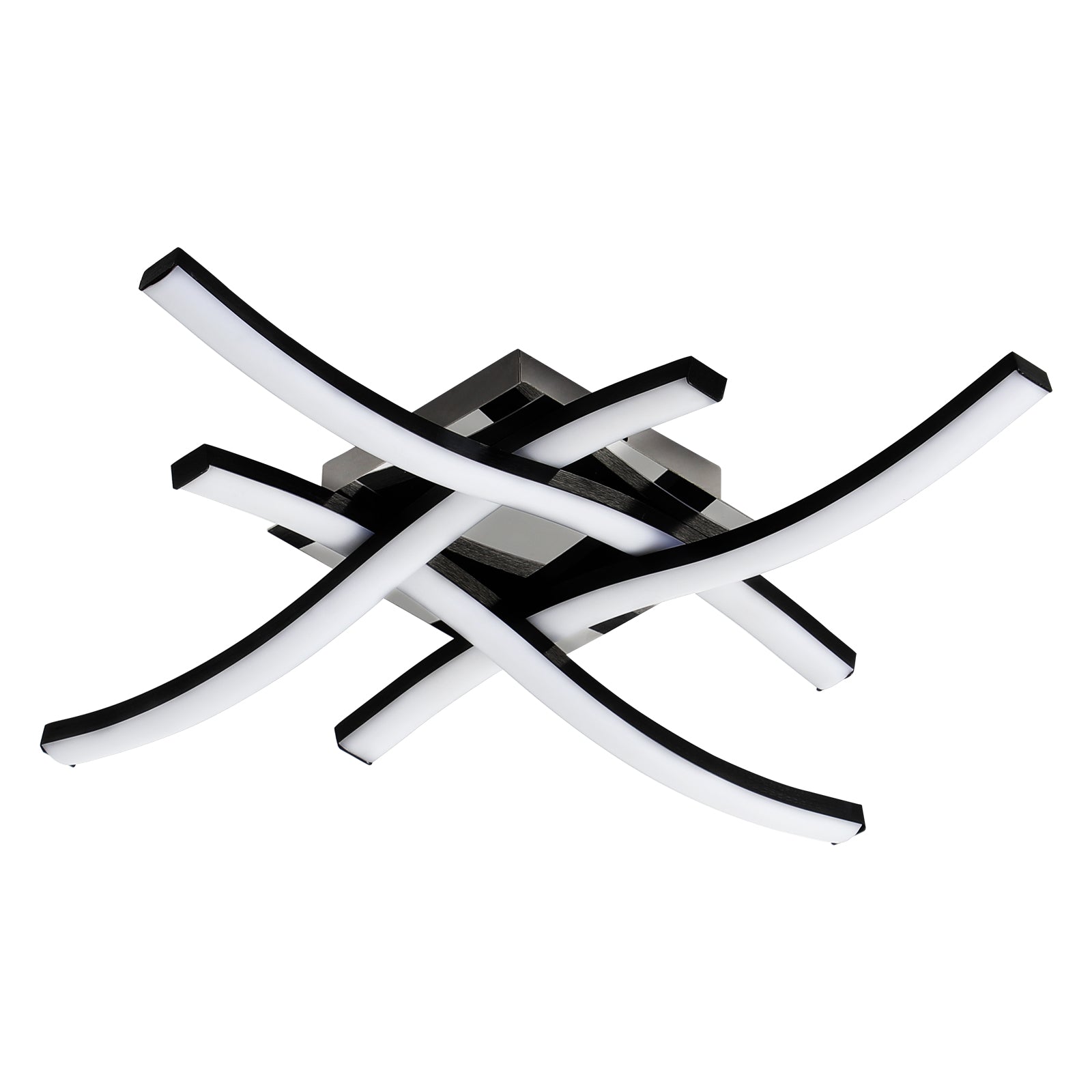 Ceiling Light - Black Aluminium Frame, White Light