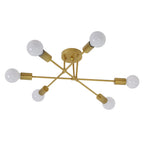 Ceiling Light - Gold Metal Frame