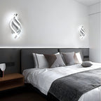 Wall Light - Silver Aluminium Frame, White Light