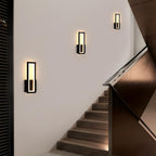 Wall Light - Black Acrylic Frame, Warm Light