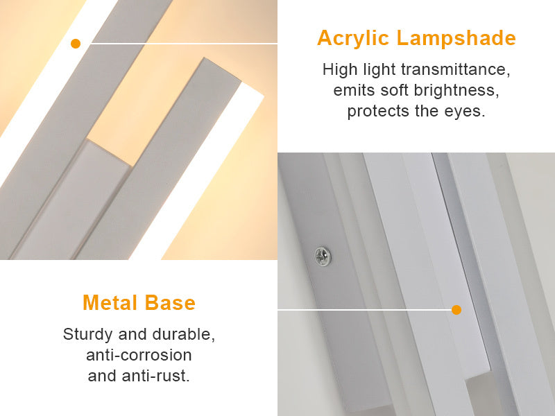 Wall Light - White Acrylic Frame, Tunable