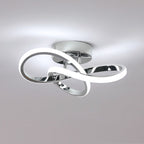Ceiling Light - Chrome Aluminium Frame, White Light
