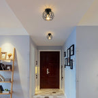 Ceiling Light - Black Metal Frame