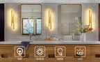 Wall Light - Gold Acrylic Frame, Warm Light