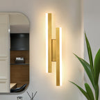Wall Light - Gold Acrylic Frame, Warm Light