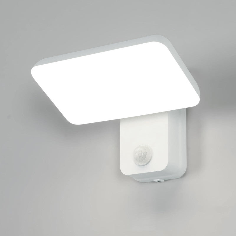 Applique da Parete - Struttura in Alluminio Bianco, Luce Bianca