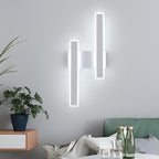 Wall Light - White Acrylic Frame, White Light