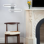 Wall Light - White Acrylic Frame, White Light