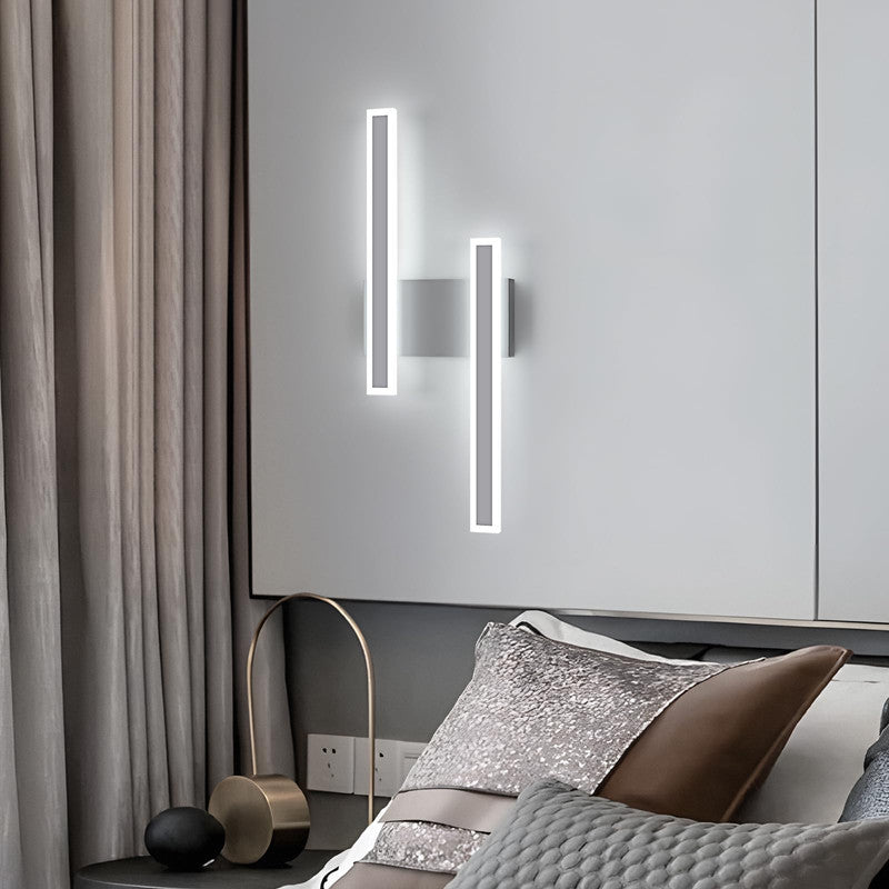 Wall Light - White Acrylic Frame, White Light