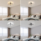 Ceiling Light - Black Aluminium Frame, Tunable and Dimmable