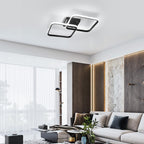 Ceiling Light - Black Aluminium Frame, Tunable and Dimmable