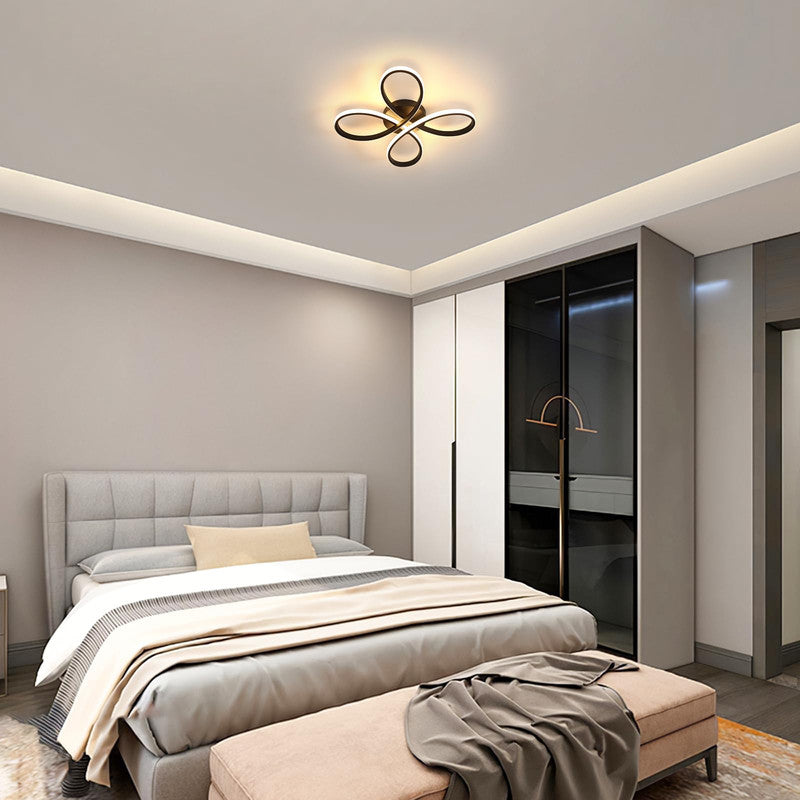 Ceiling Light - Black Aluminium Frame, Tunable and Dimmable
