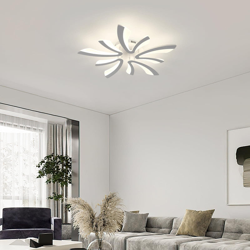 Deckenleuchte – weißer Acrylrahmen, neutralweißes Licht