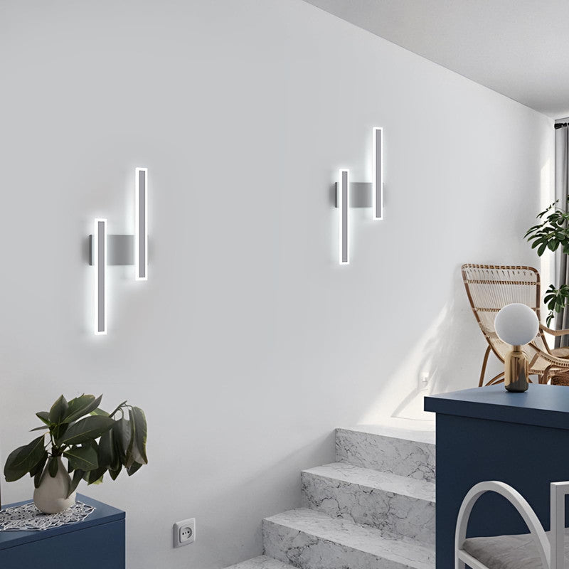Wall Light - White Acrylic Frame, White Light