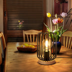 Table Lamps - Black Metal Frame