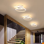 Ceiling Light - White Aluminium Frame, Warm Light