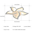 Ceiling Light - White Acrylic Frame, Tunable and Dimmable