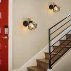 Wall Light - Black Metal Frame