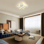 Ceiling Light - Silver Aluminium Frame, Natural Light
