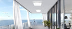 Comely LED Plafonnier 30x30 cm, 48W Blanc Froid 6500K, Plafonnier LED Plat Blanc, IP54 Étanche, Économie d'Énergie, Ultra-fin, pour Salle de Bain, Cuisine, Bureau, Couloir, Salon