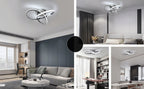 Ceiling Light - Chrome Aluminium Frame, White Light