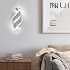 Wall Light - Silver Aluminium Frame, White Light