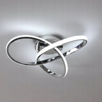 Ceiling Light - Chrome Aluminium Frame, White Light