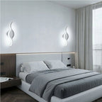 Wall Light - White Aluminium Frame, White Light