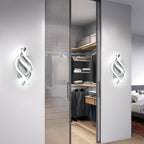 Wall Light - Silver Aluminium Frame, White Light
