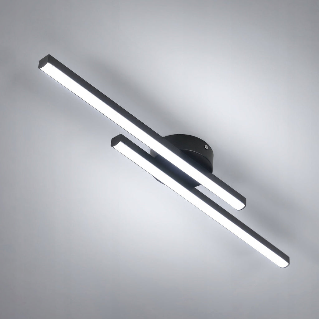 Deckenleuchte – schwarzer Aluminiumrahmen, tunable
