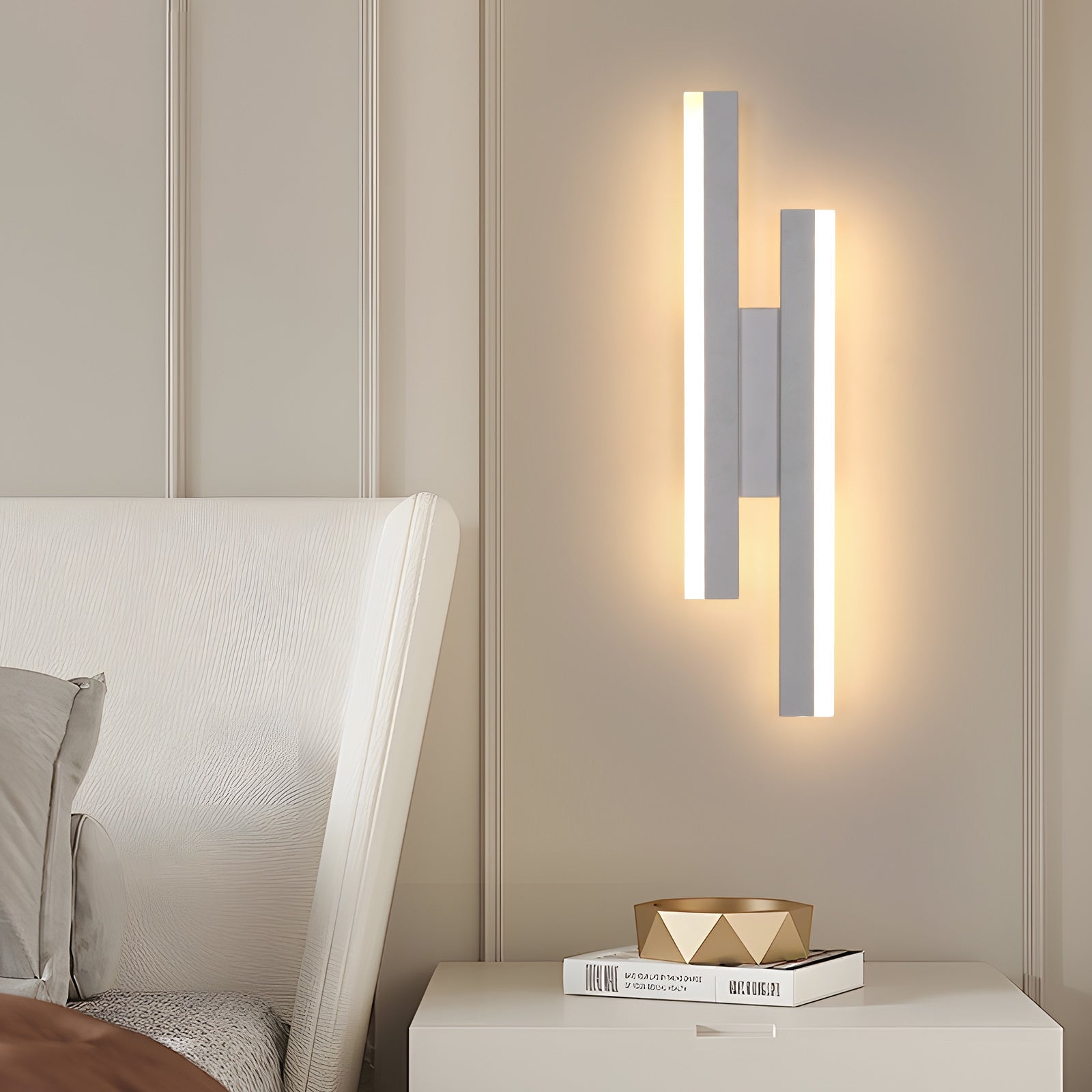 Wall Light - White Acrylic Frame, Tunable