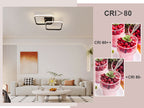 Ceiling Light - Black Aluminium Frame, Natural Light