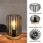 Table Lamps - Black Metal Frame