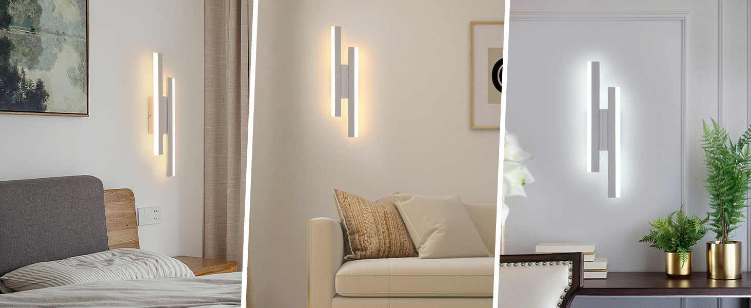 Wall Light - White Acrylic Frame, Tunable